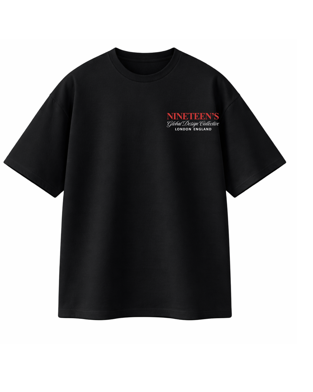 Black Global Design T-shirt