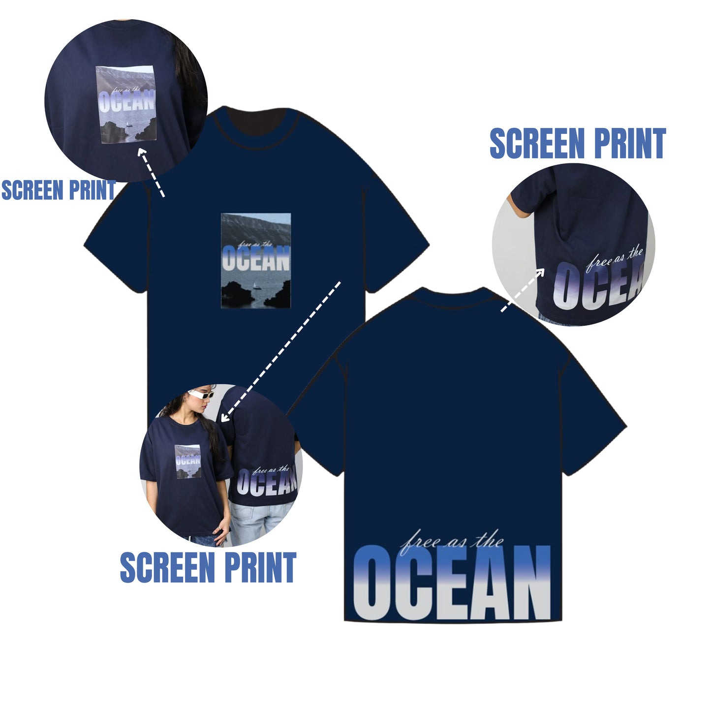 Free as the Ocean T-shirt