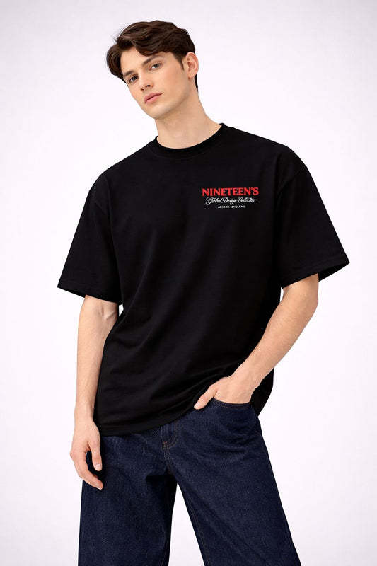 Black Global Design T-shirt