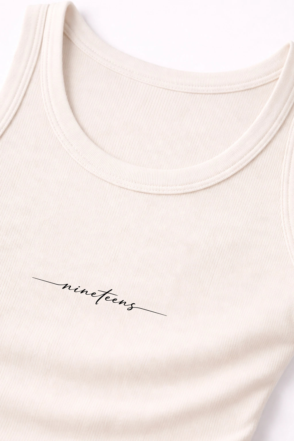 WHITE NINETEENS TANK TOP