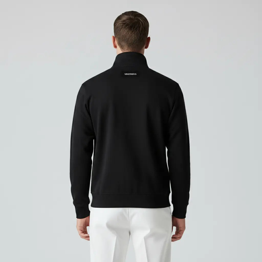 REGULAR FIT ZIP-TOP SWEATSHIRT